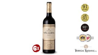 Caja 6 botellas Viña Albina Reserva 2017 Vendimia Seleccionada