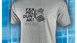 Camiseta Real Sociedad Txapeldunak con ENVÍO a DOMICILIO