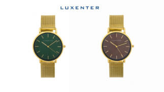 Reloj Lici acabado en oro amarillo de 18K Luxenter